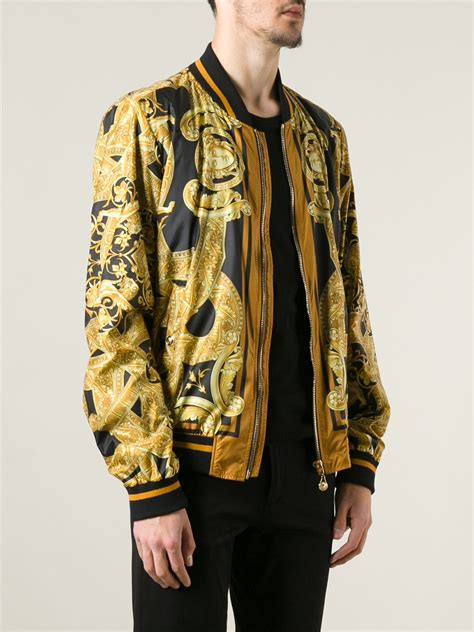 mens versace jacket|Versace bomber jackets for men.